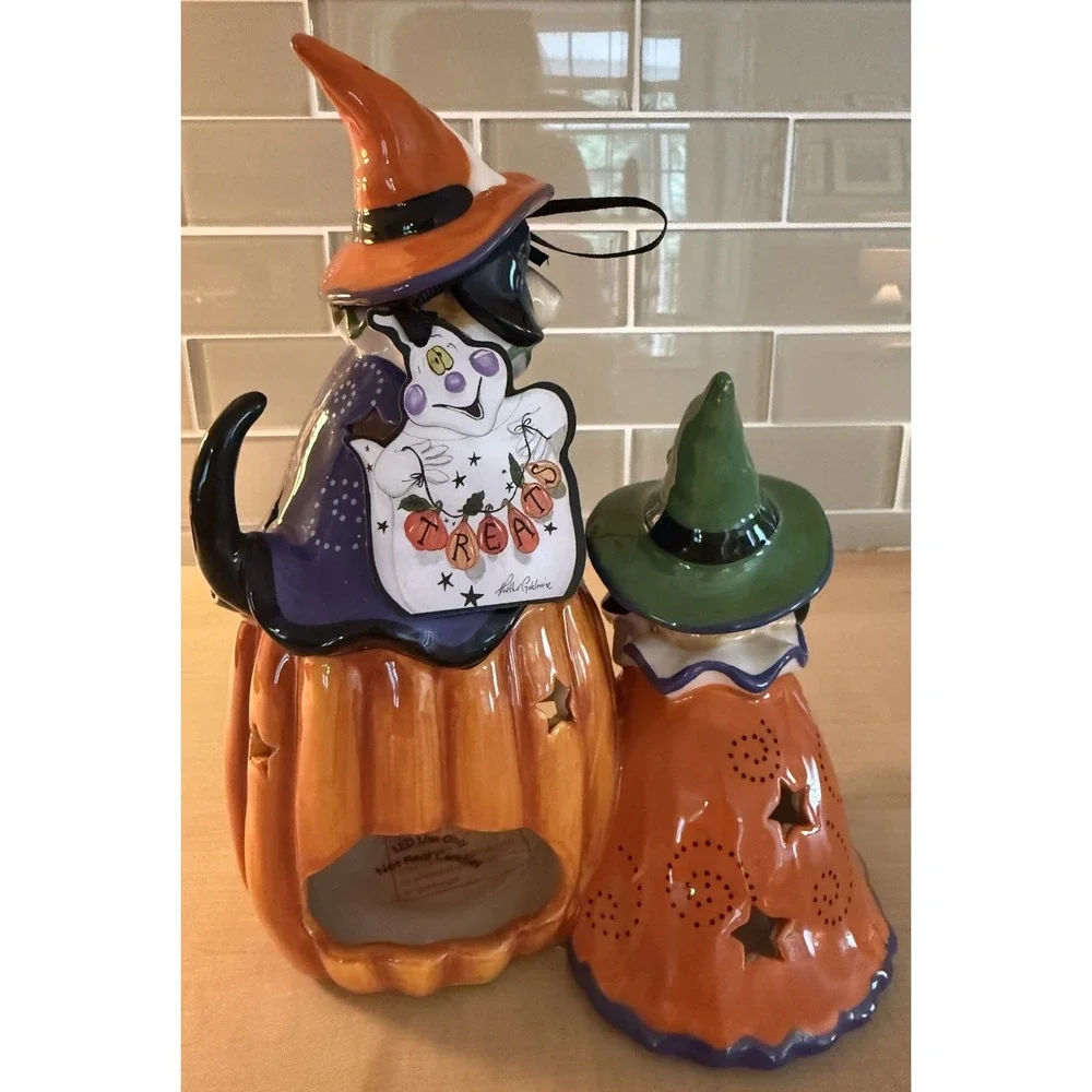 Blue Sky Clayworks Harry & Hermione Dachshund Witch Dogs Heather Goldminc New